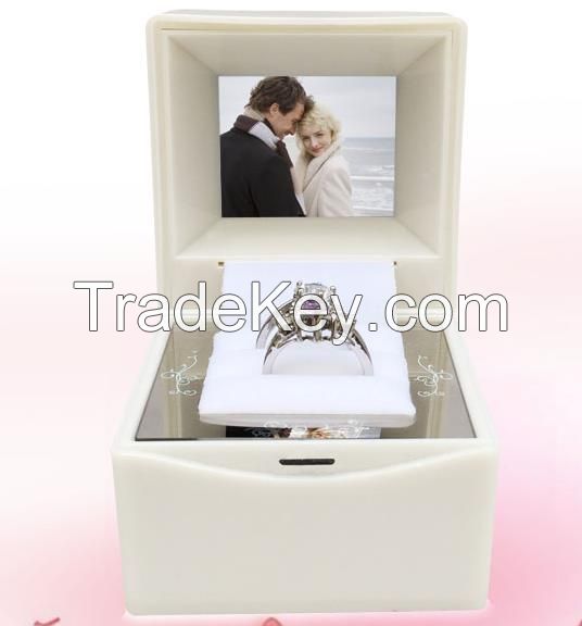 digital jewelry box LCD video ring box