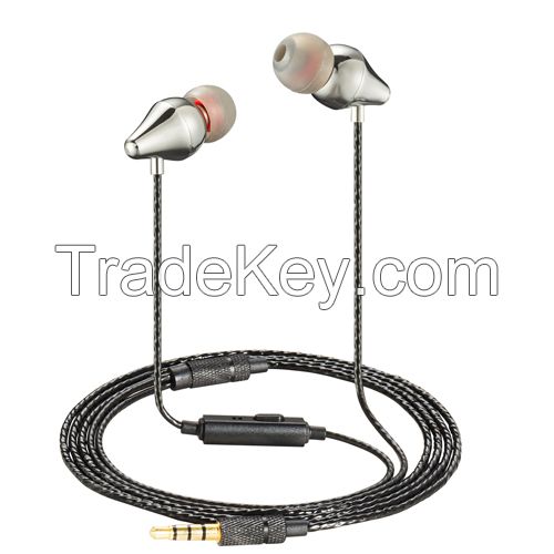 Multiple Color Copper Earphone Cheap Headset For MP3 MP4 Player Ear Pieces