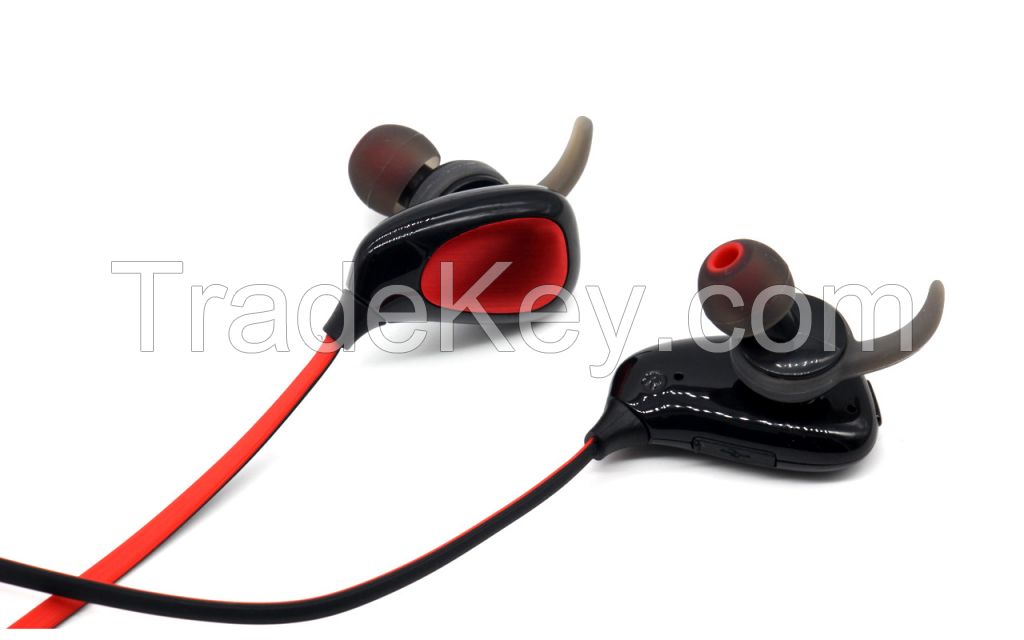 2016 China Sport Bluetooth Earphone,Sweat-proof Design for Gym Exercise Workout