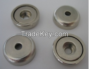 Countersunk Pot Magnets (ET-POT-02)