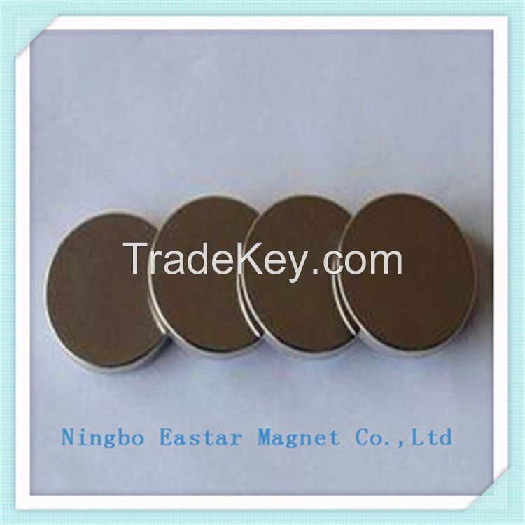 N35-N52 Big Size Strong Permanent Sintered Neodymium Disc Magnet (ET-Disc 05)