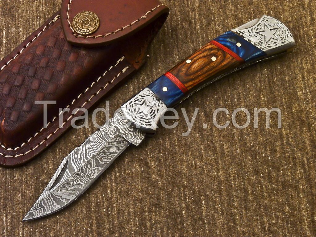 Damascus Material Knives