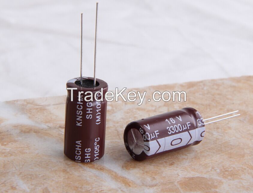 KNSCHA Aluminum electrolytic capacitor 22uf 400v with radial type,original capacitor manufactory