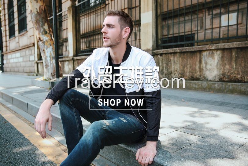 cotton high quality black large size denim jackets 