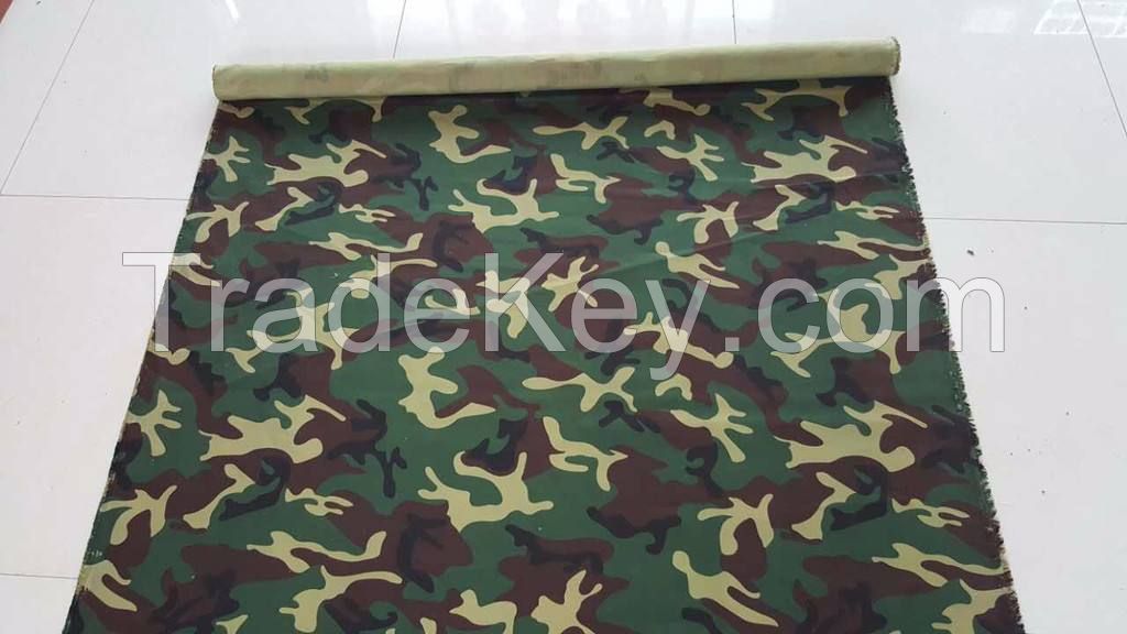 T/C 65/35 % Camouflage fabric 20sx16s 120x60 57/8" 3/1