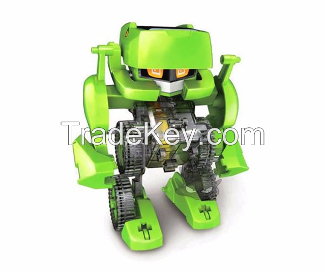 4 In 1 Diy Solar Educational Robot Toys Dinosaur Insect Creative Changeable Science Toys For Children