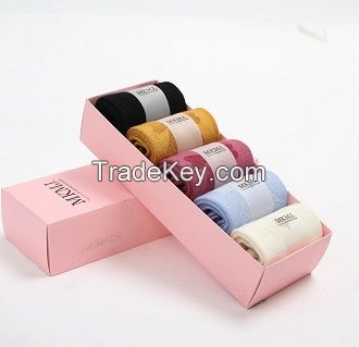 MKMJ Women Socks Cotton Socks free size Mix 5 colors/box 