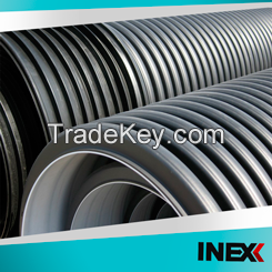 Double-layer corrugated pipes