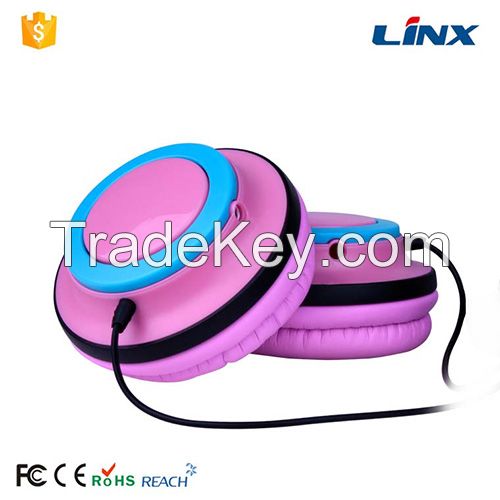 Headphone factory Hot selling Led glowing portable patent cat ear shaped wired headphone