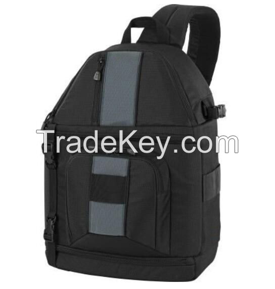 High quality nylon camera bags/backpacks with interior removable paddi