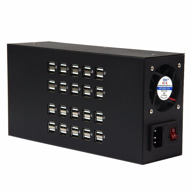 40 Ports Wall Home USB Charger Adaptor 200W 300W USB Power Socket Station for Mobile Phone Tablet