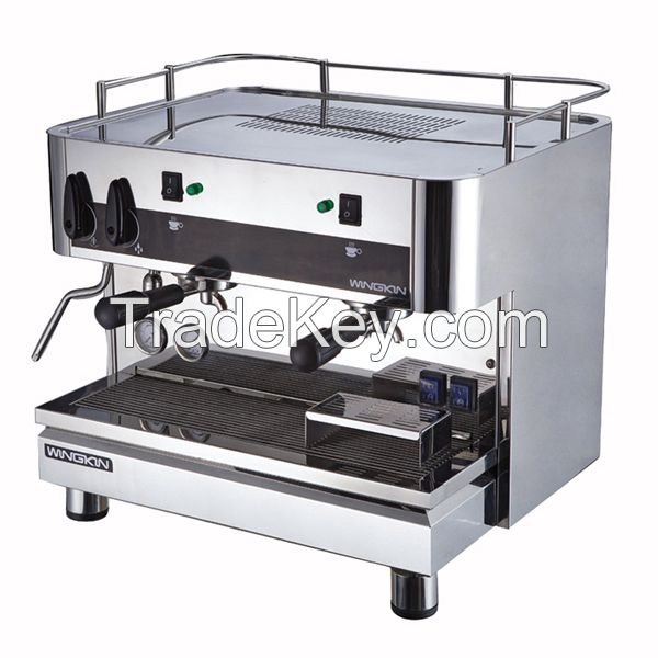 commercial espresso coffee machine double group cafe shop use