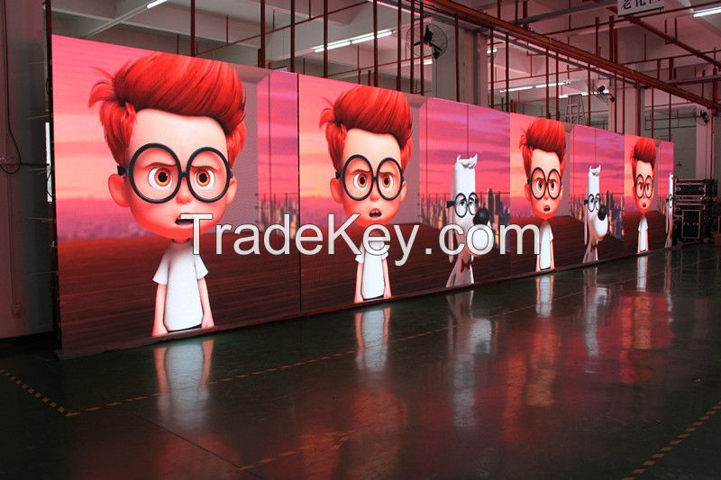 Indoor P3/P4/P5/P6 500*500 Panel Aluminum Die-casting High Definition LED Screens for Rental Usage