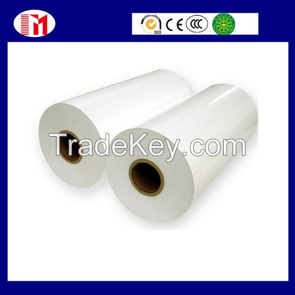 Top quality packing materials 17Mic Bopp film Thermal lamination film gross and matt