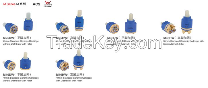 Sanitary ware parts 35mm Faucet Ceramic Cartridge with Distributor