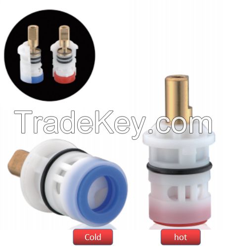 Ceramic disc Valve Core Plastic Quick Opening Cartridge