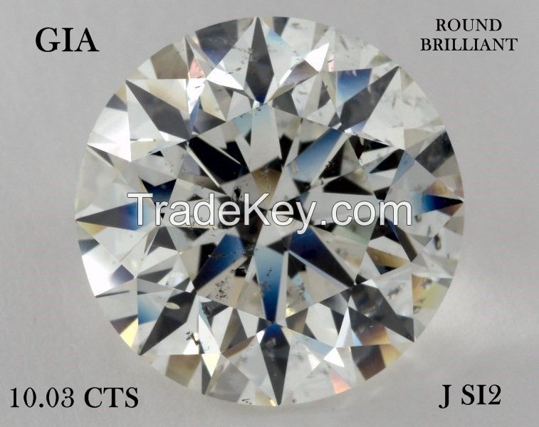 GIA CERTIFIED ROUND BRILLIANT CUT LOOSE POLISHED DIAMOND