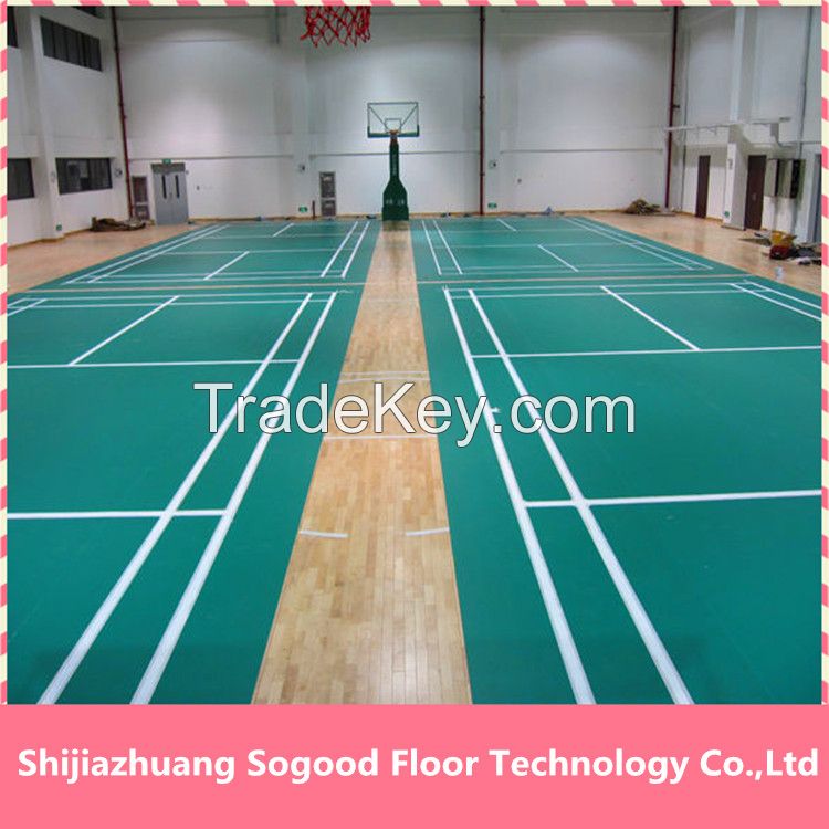 Badminton Basketball PVC Sports Flooring