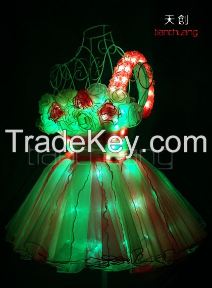 Led Dance Dress Costume