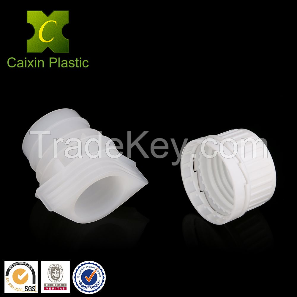 23mm plastic screw cap fitment for laundry detergent pouch