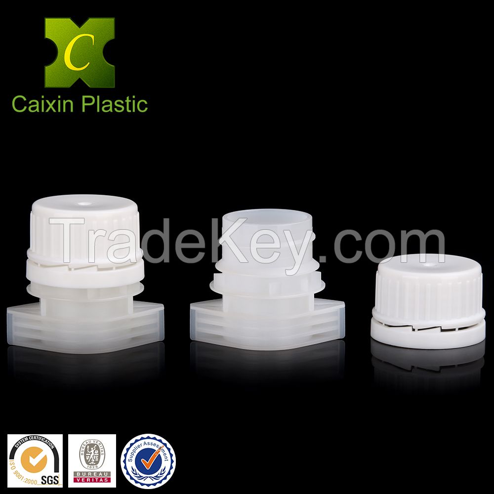 23mm plastic screw cap fitment for laundry detergent pouch