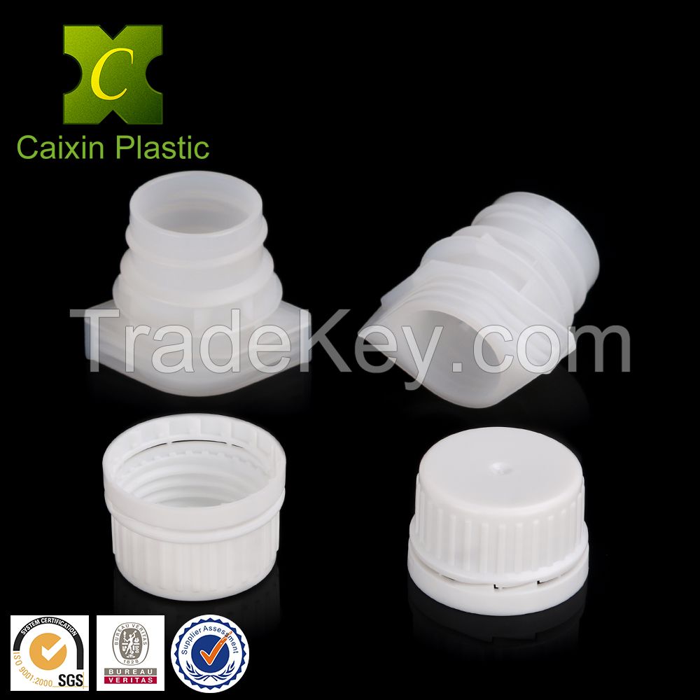 23mm plastic screw cap fitment for laundry detergent pouch