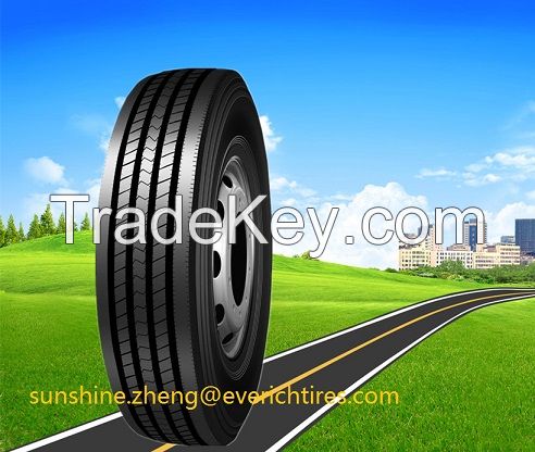 TBR  tire, truck tyres, trailer tires, everich tire, top brand tyre, Chinese racing tire, pneu, hot-selling tyre