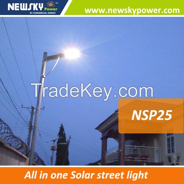 led integrated solar street light