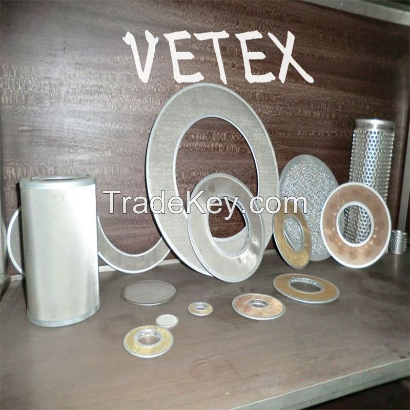 304,316 Stainless Steel Wire Mesh Filter Discs