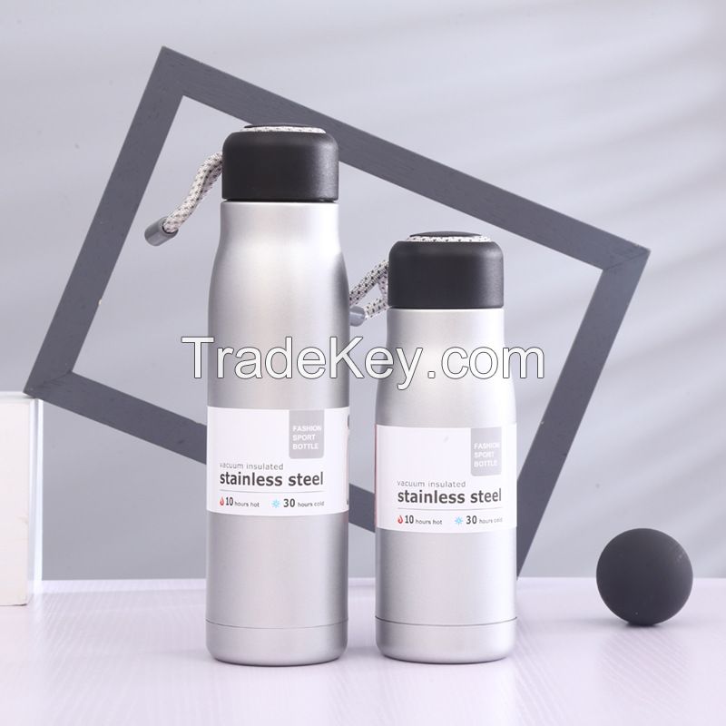 Bicycle Bike Bpa Free Cold Color Metal Double Wall Milk Coffee Mug Stainless Steel Water Bottle