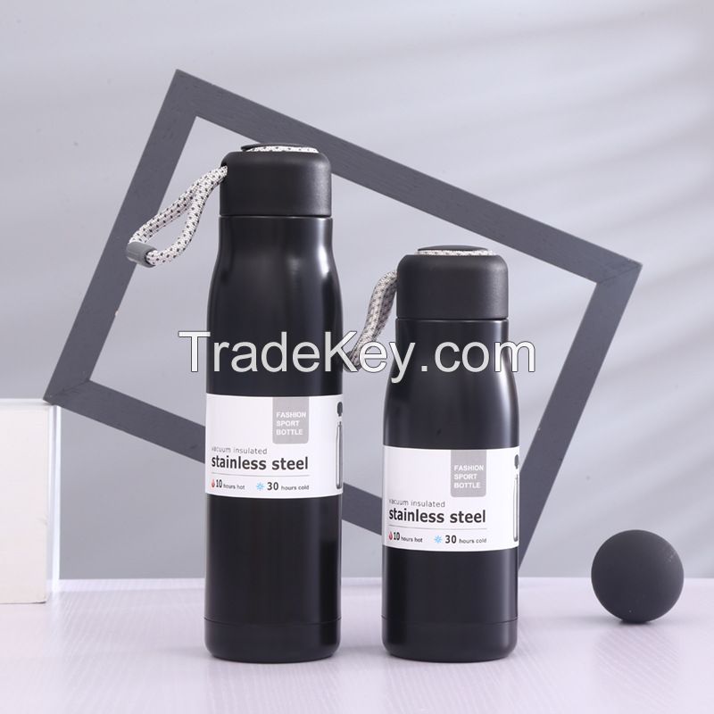 Bicycle Bike Bpa Free Cold Color Metal Double Wall Milk Coffee Mug Stainless Steel Water Bottle