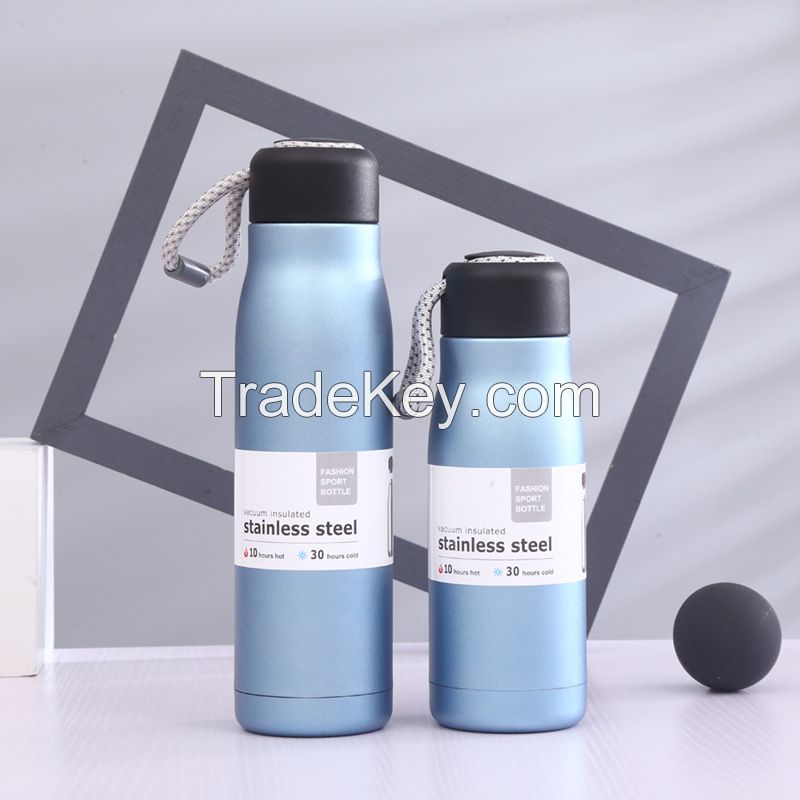 Bicycle Bike Bpa Free Cold Color Metal Double Wall Milk Coffee Mug Stainless Steel Water Bottle