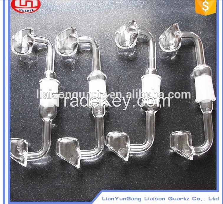 Real quartz materail made in China domeless quartz nails