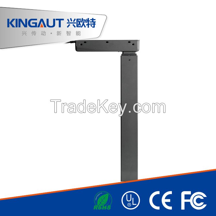 Eletrical Office Table Standing Two Columns with Control Boxes