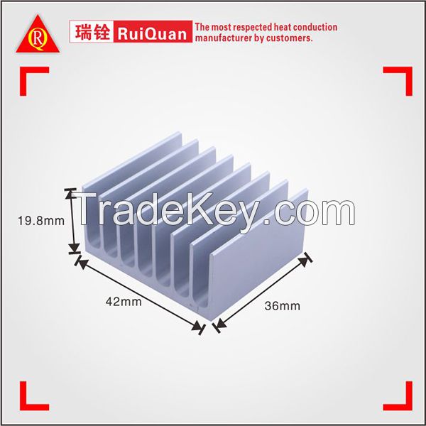 Aluminum extruded profile pin fin heat sink 