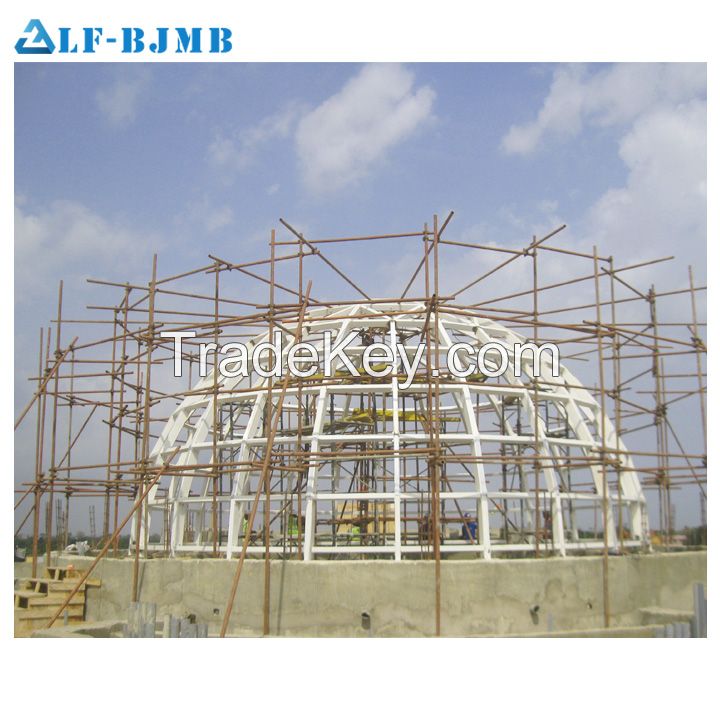 Prefabricated Construction Economical Glass Dome For Atrium