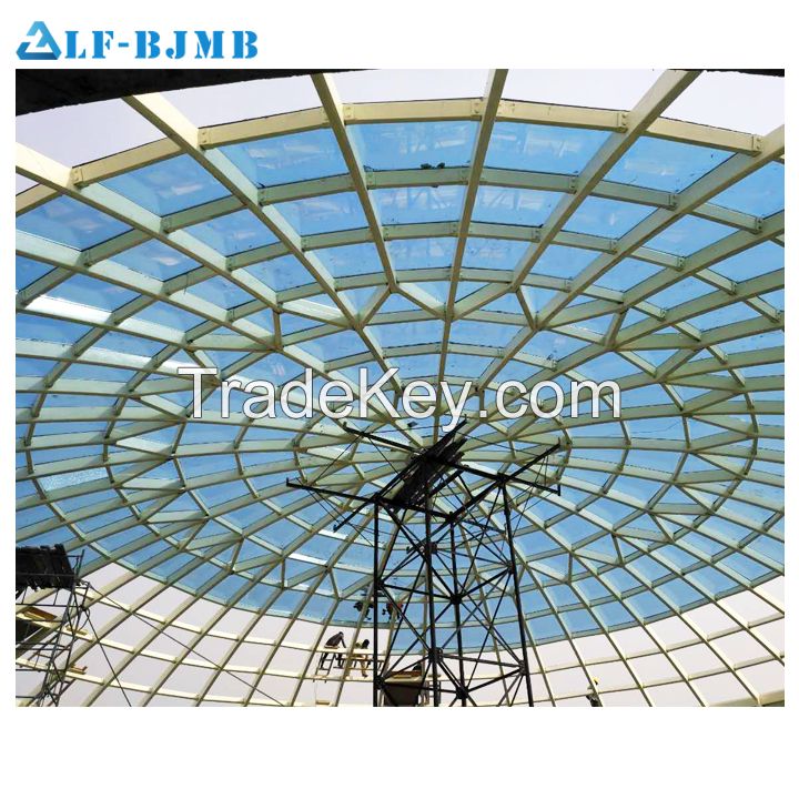 Economical Durable Glass Dome Roof For Prefab Dome House