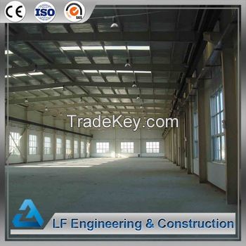 Large span steel barrel prefab warehouse