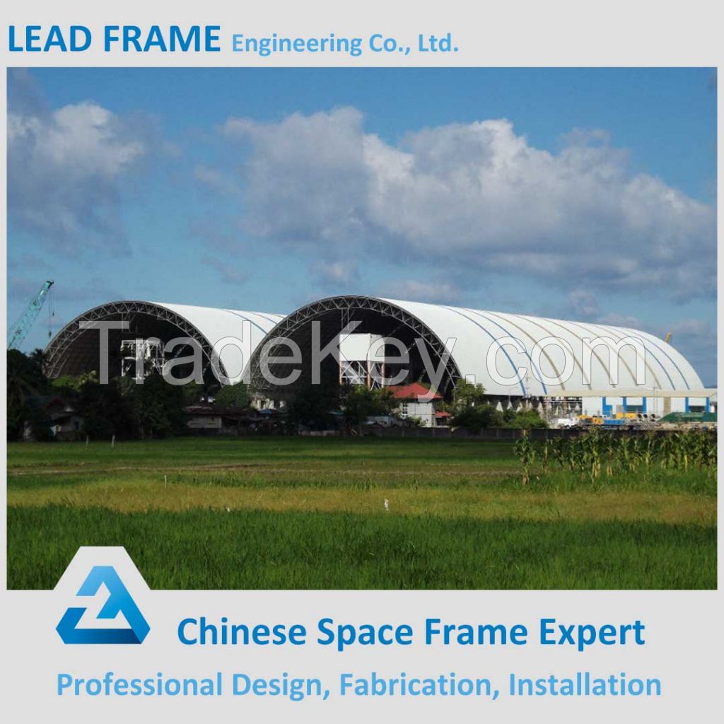 Coal shed prefab&Acirc;&nbsp;warehouse&Acirc;&nbsp;space&Acirc;&nbsp;frame&Acirc;&nbsp;roofing