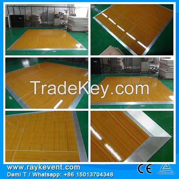 Singapore Custom made  18mm thickness wholesale dance floor tiles decoration events hall