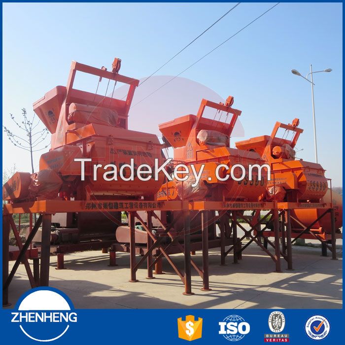 High Efficiency JS500 Concrete Mixer 