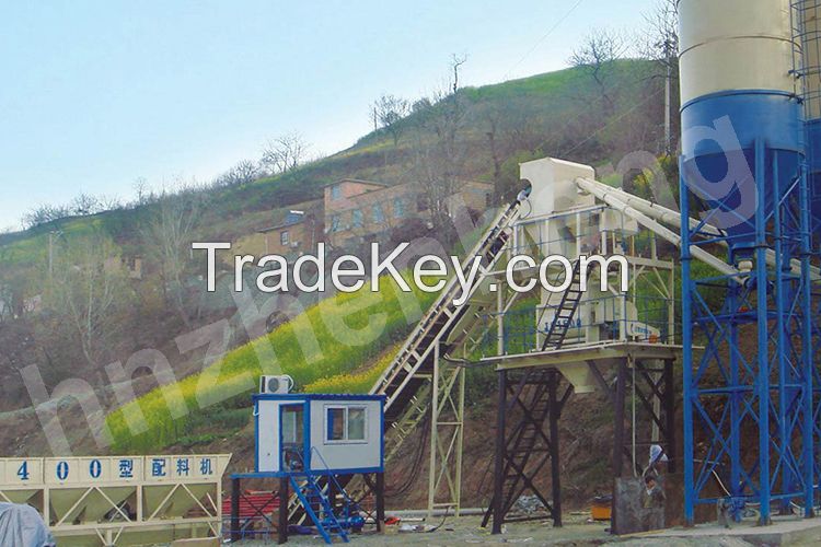 Best Price Kazakhstan HZS25 25m3/h Mini Concrete Batching Plant