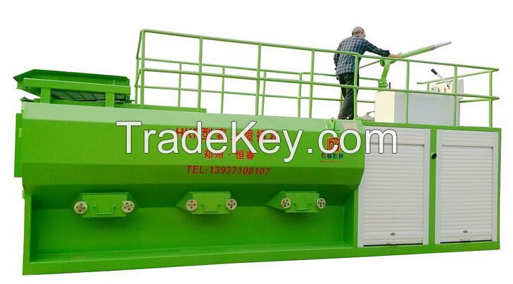 High-prower hydroseeder machine