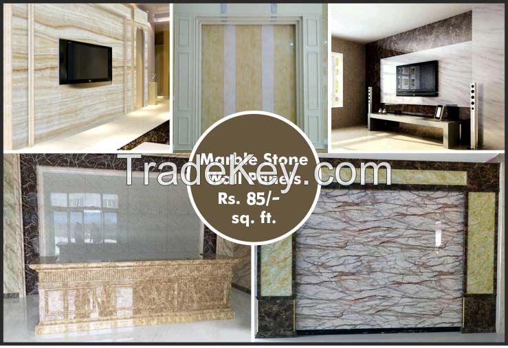 Wholesale 3.5mm imitation marble pvc panel/pvc sheet/pvc board for interior decoration