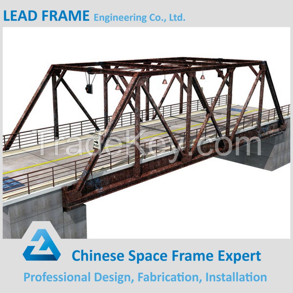 customized design and secure space frame steel trestle