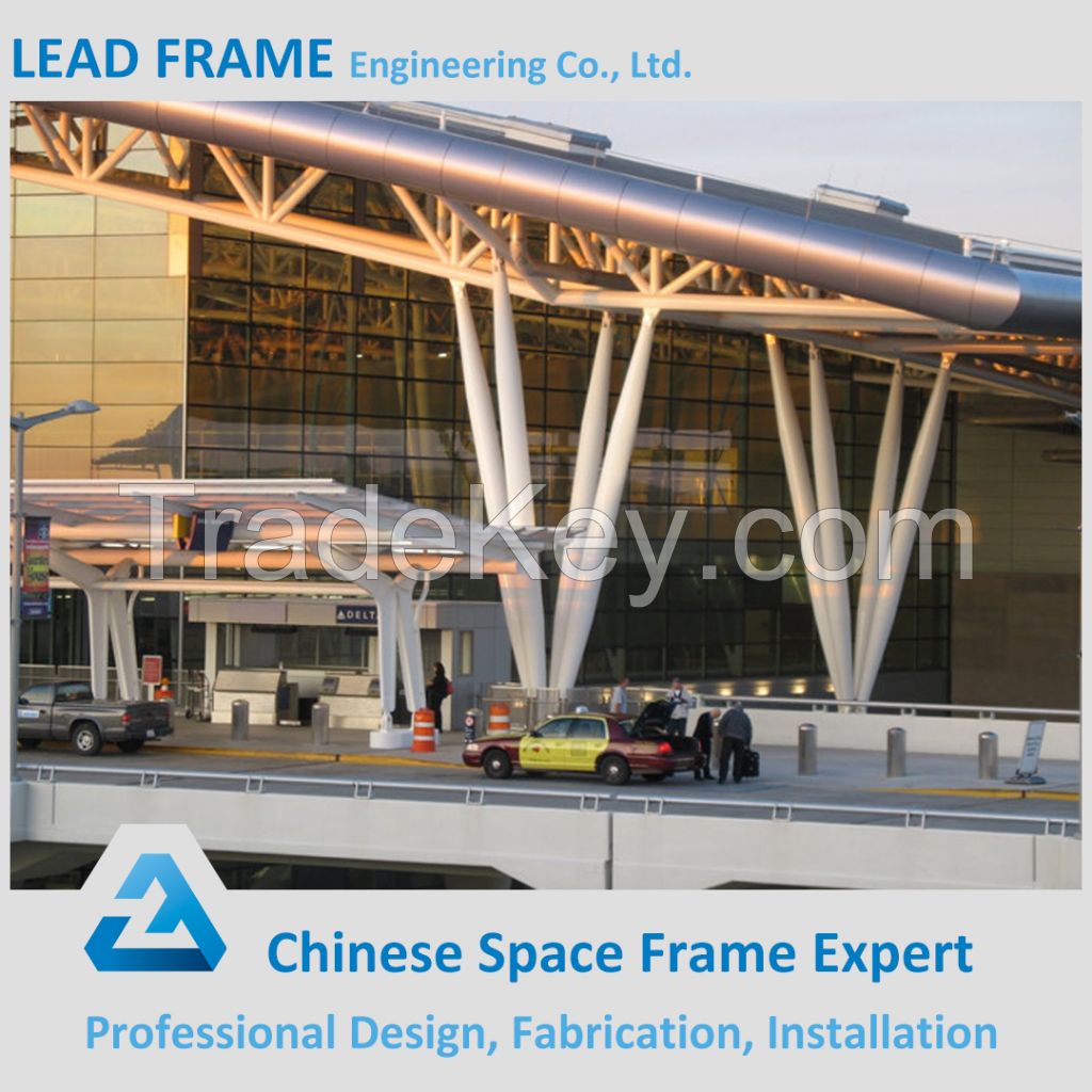 quick installation prefab steel structure space frame car parking