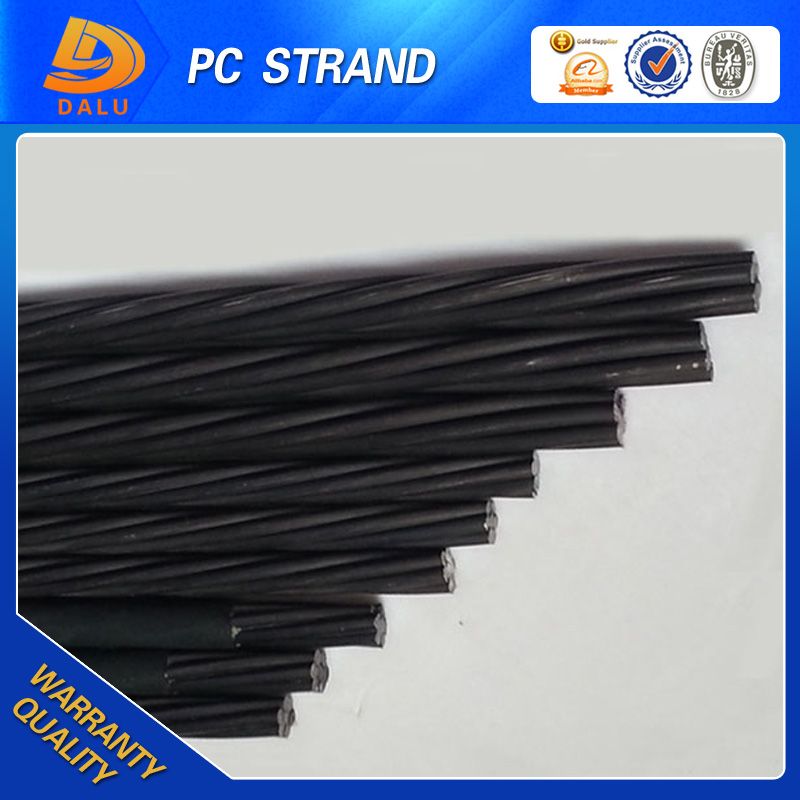 9.53mm 12.7mm 15.2mm PC steel strand wire prestressed strand wire