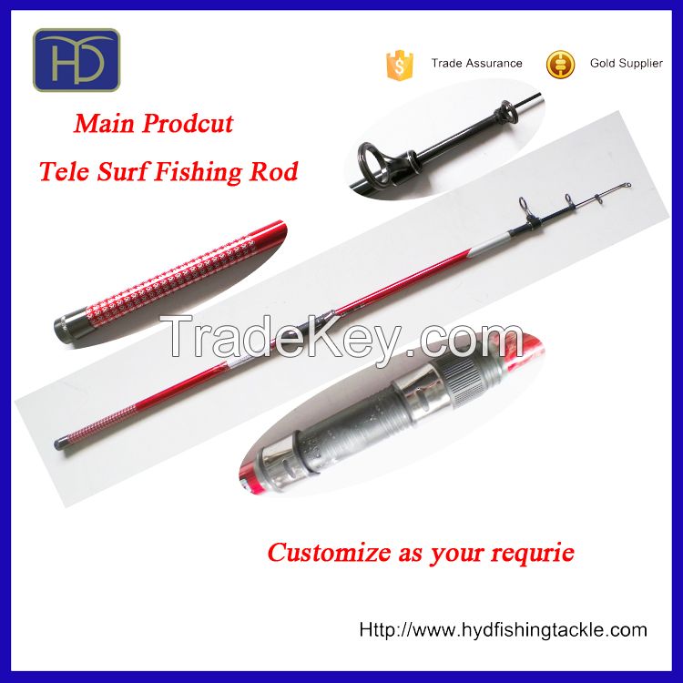 Customize Mix Carbon Tele Surf Fishing Rod