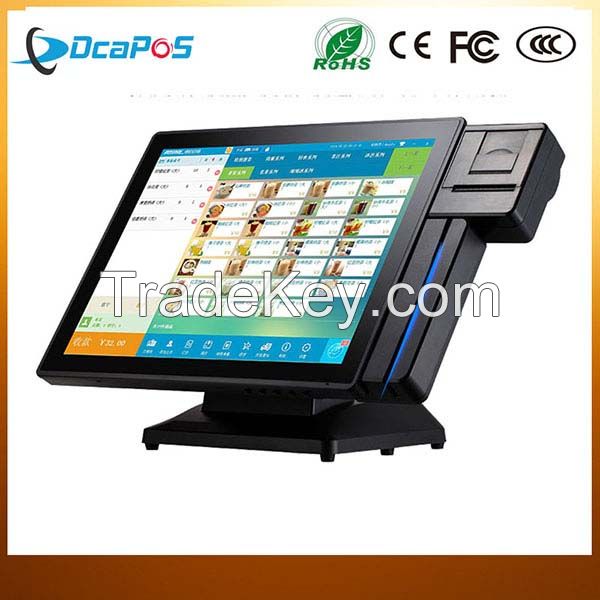 15 Inch All In One Supermarket Cash Register Machine