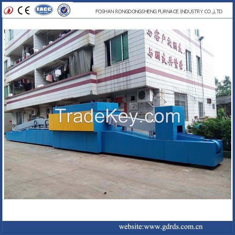 mesh belt conveyor stainless steel electric heat treatment brazing furnace